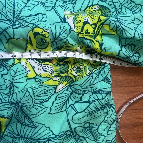 CAT & JACK Boys tropical dinosaurs print button down shirt - Picture 6 of 9